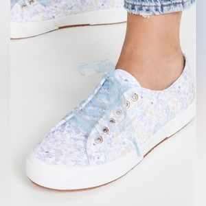Superga x LoveShackFancy 2750 Flower Sneakers Size: 7.5
